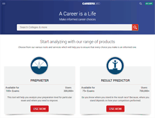 Tablet Screenshot of careers360.com